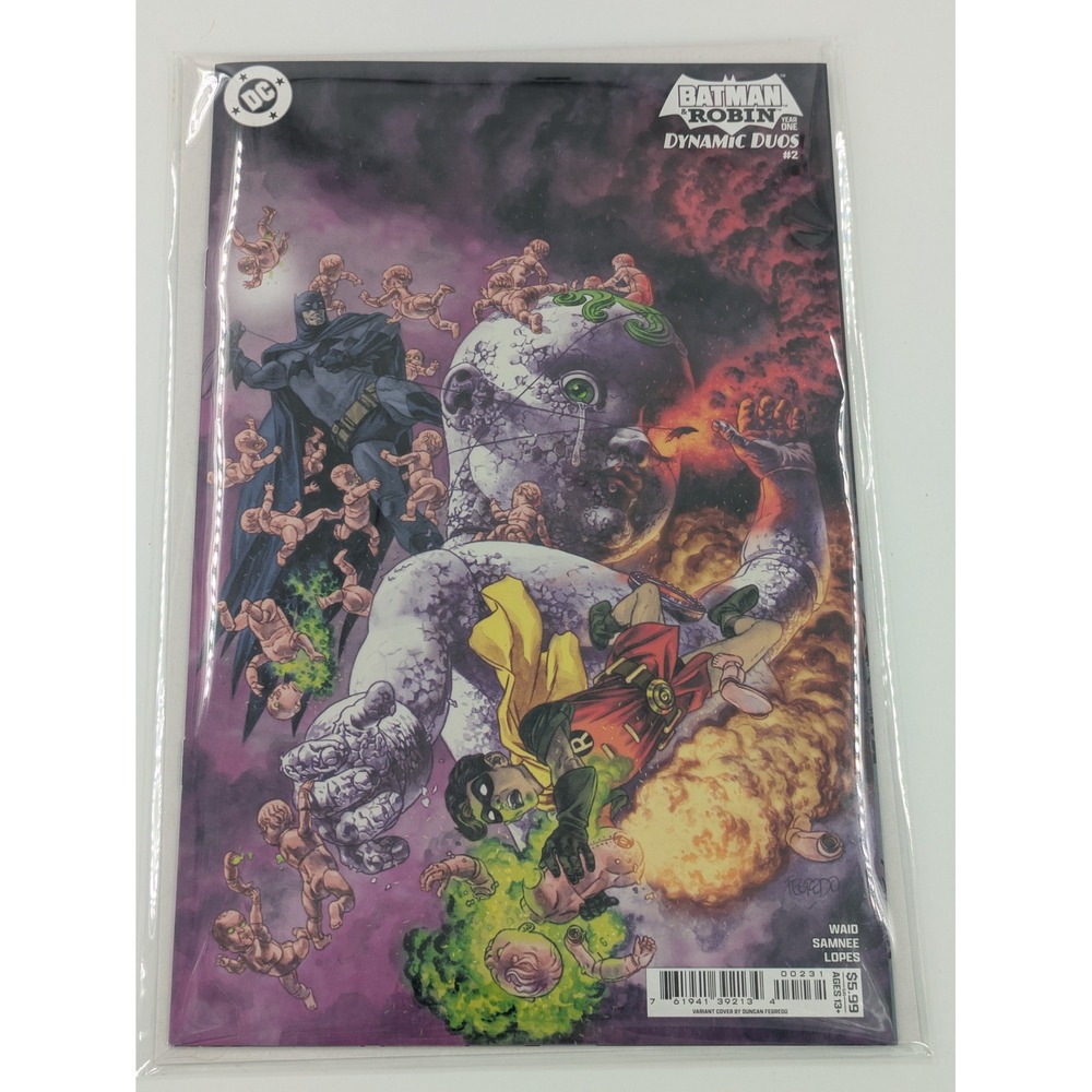 DC Comics Batman and Robin Year One Dynamic Duos #2 Variant Cover Duncan Fegredo
